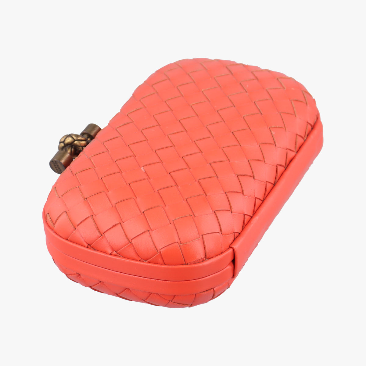Intrecciato Orange Leather Lot number unknownイントレチャート オレンジ レザー 製番不明