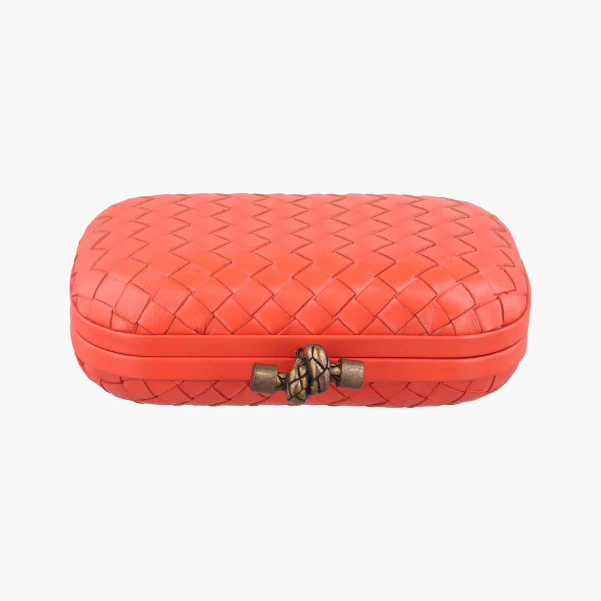 Intrecciato Orange Leather Lot number unknownイントレチャート オレンジ レザー 製番不明