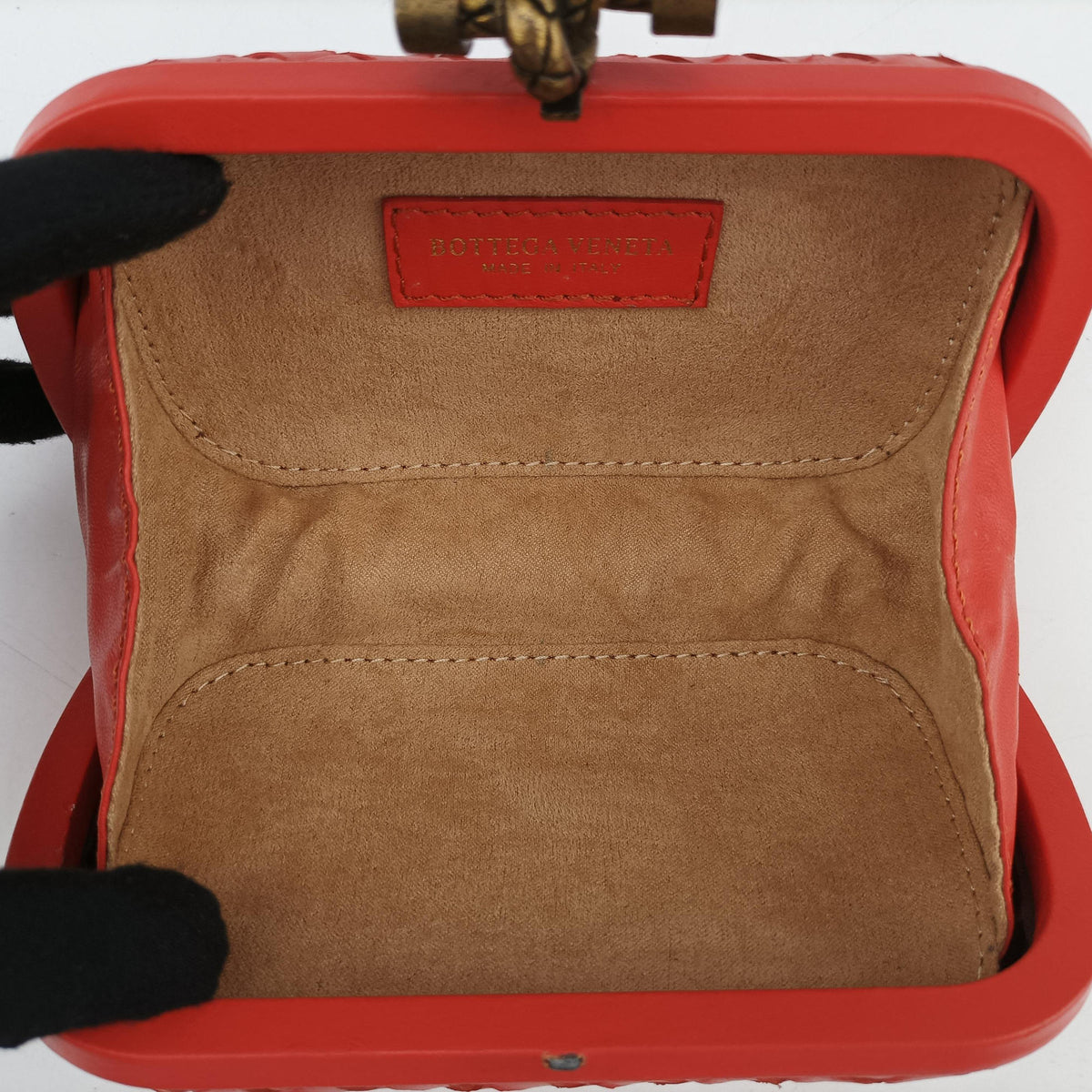 Intrecciato Orange Leather Lot number unknownイントレチャート オレンジ レザー 製番不明