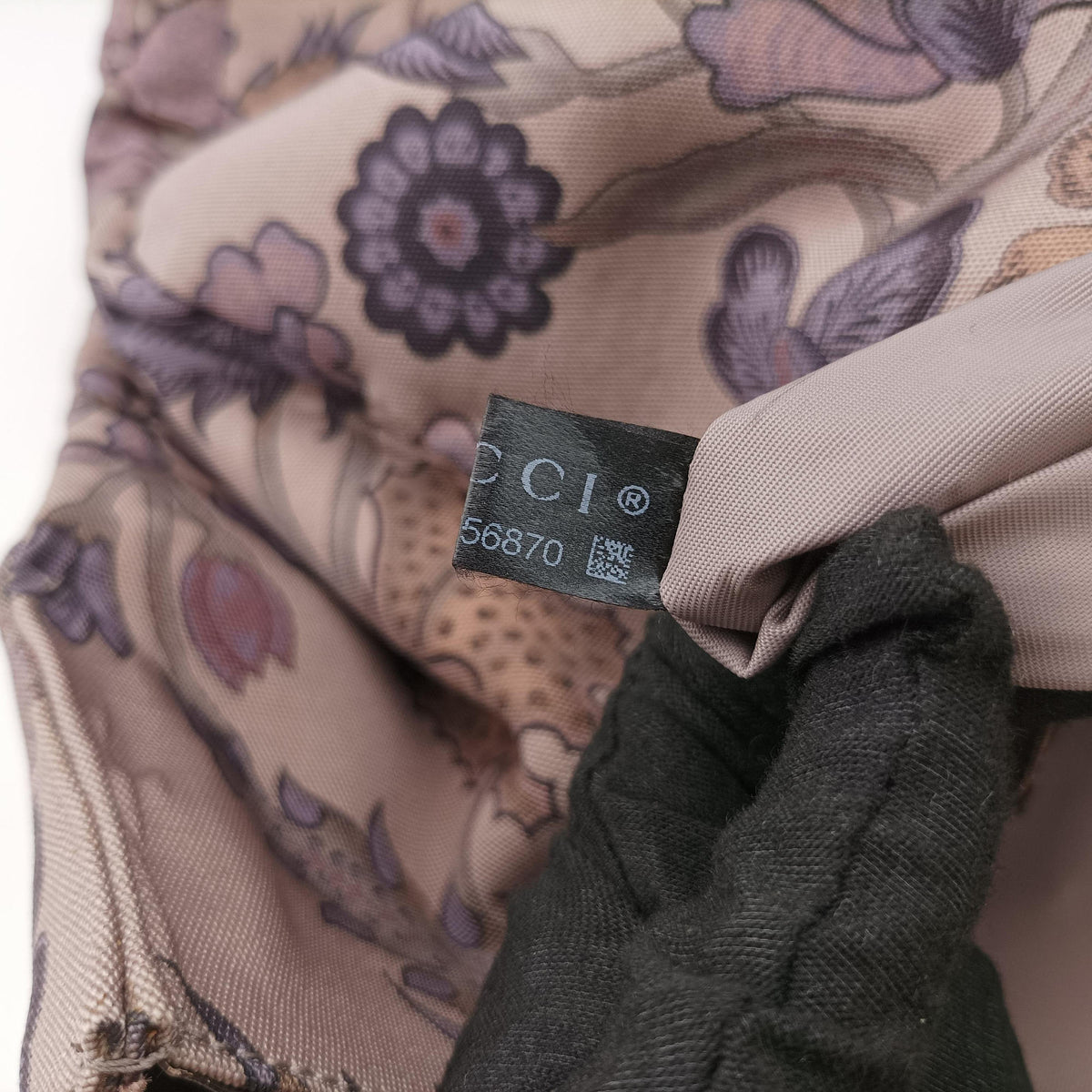 Floral Tote Purple canvas 341739 C015756870フローラル トート パープル キャンバス 341739 C015756870