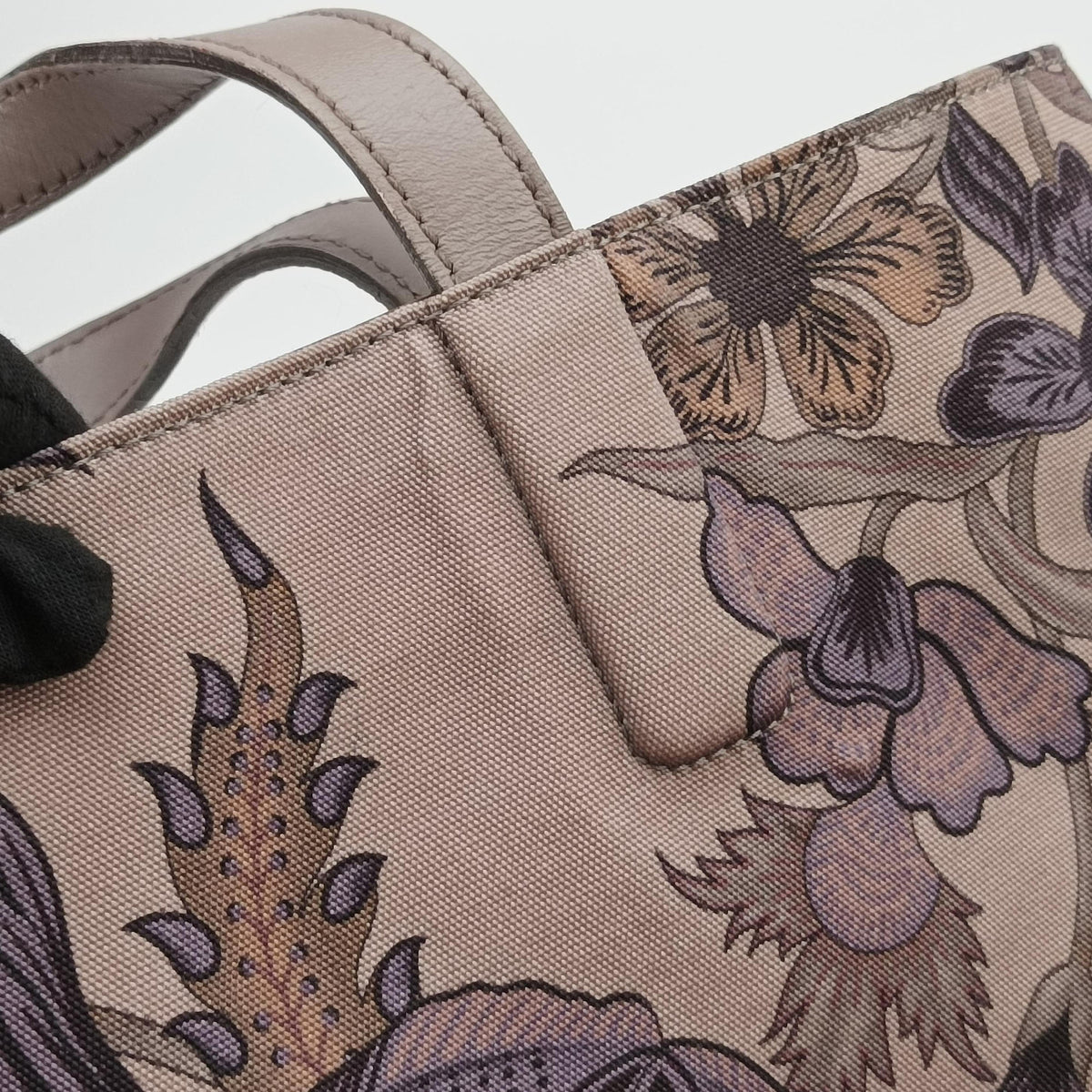 Floral Tote Purple canvas 341739 C015756870フローラル トート パープル キャンバス 341739 C015756870