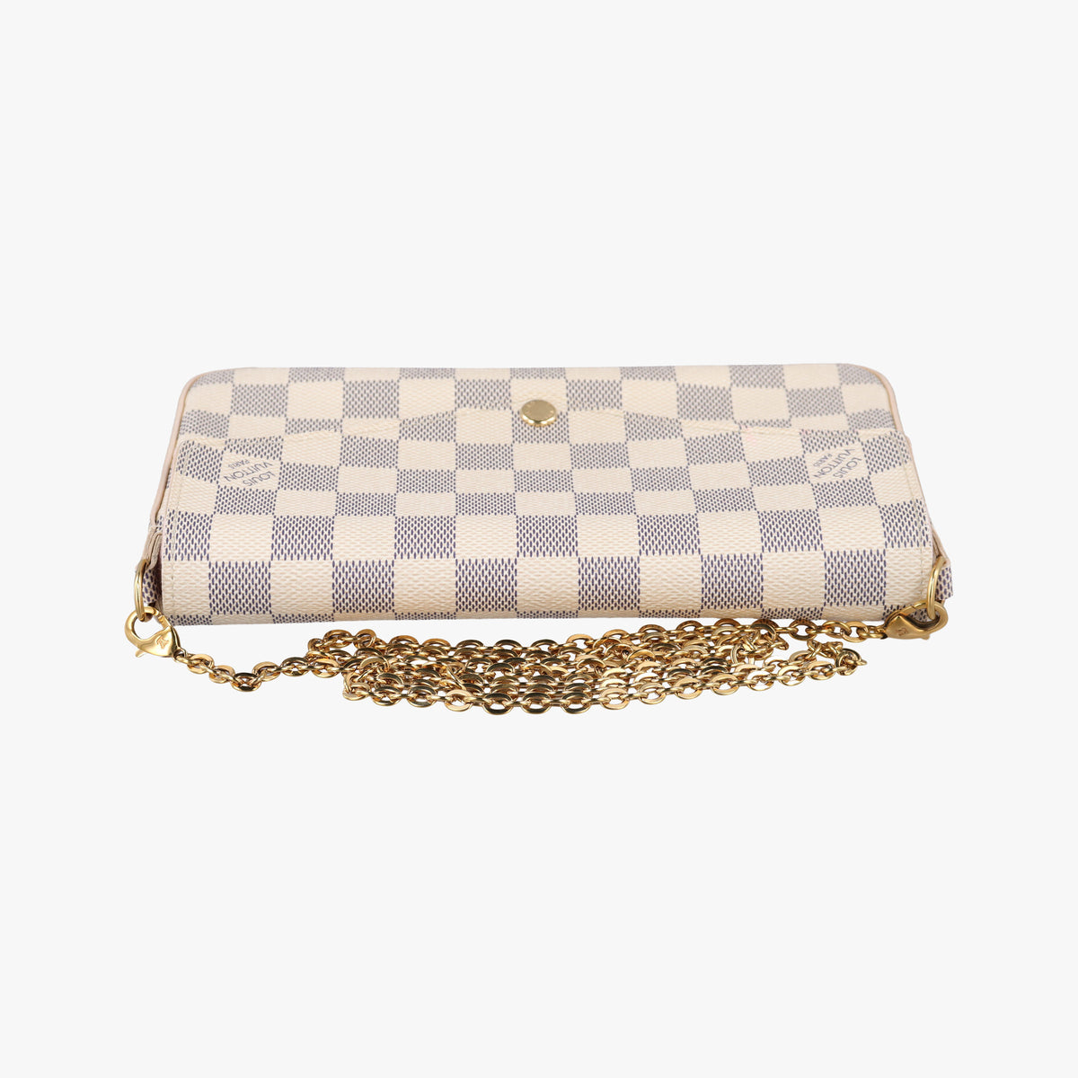 Pochette Felicie Azur Damier Canvas N63106 MI2199 IC Chipポシェットフェリシー アズール ダミエキャンバス N63106 MI2199 ICチップ