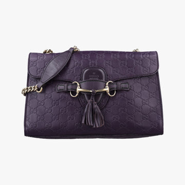 Emily Purple Leather 295402 D014650041エミリー パープル レザー 295402 D014650041