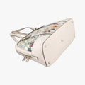 Nice Floral White Leather 309617 C015939087ニースフローラ アイボリー×マルチカラー レザー 309617 C015939087