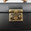 Padlock Bamboo Black Leather 603221 D031909744パドロック バンブー ブラック レザー 603221 D031909744