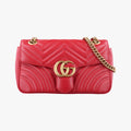 GG Marmont Red Leather 443497 B021741947GGマーモント レッド レザー 443497 B021741947