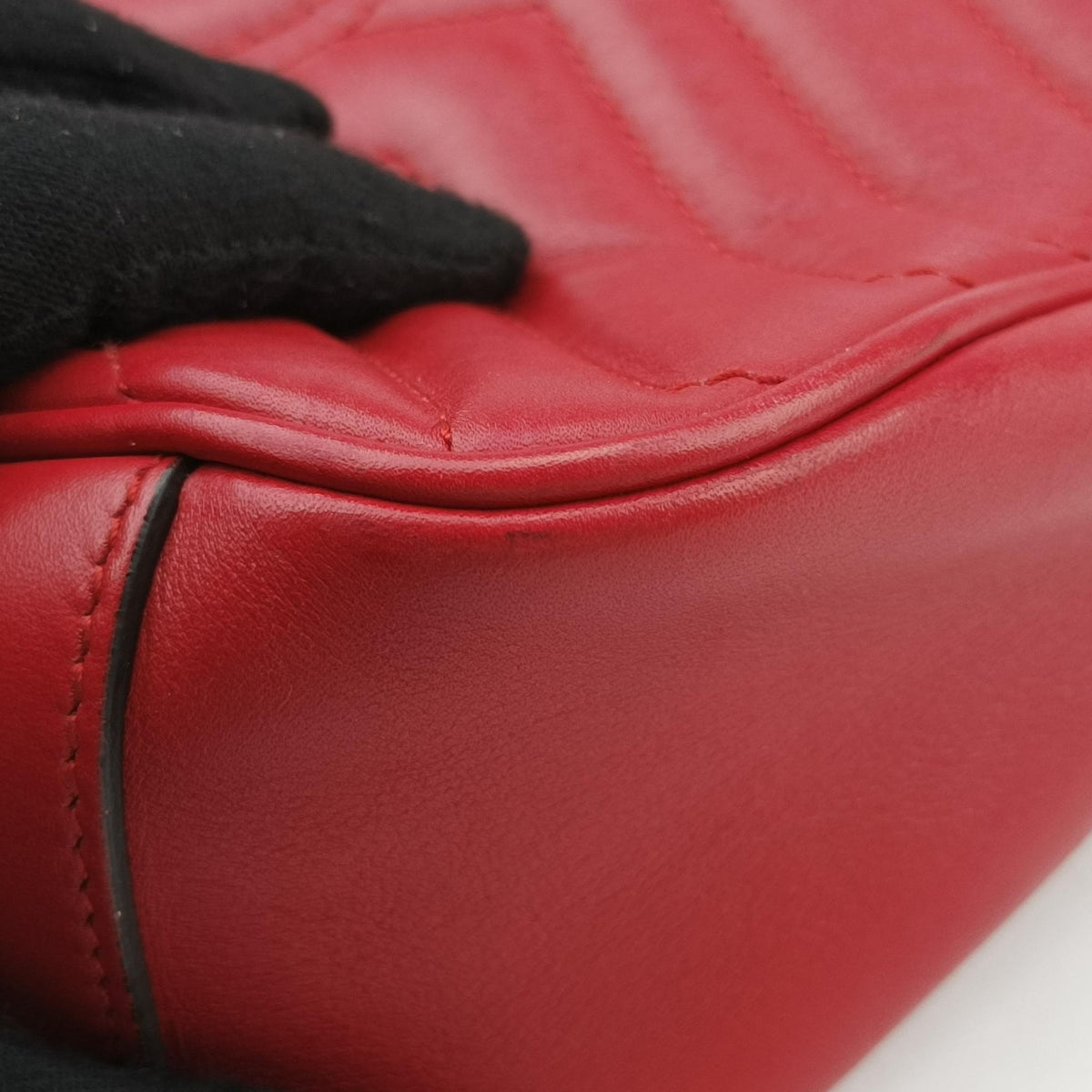 GG Marmont Red Leather 443497 B021741947GGマーモント レッド レザー 443497 B021741947
