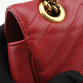 GG Marmont Red Leather 443497 B021741947GGマーモント レッド レザー 443497 B021741947