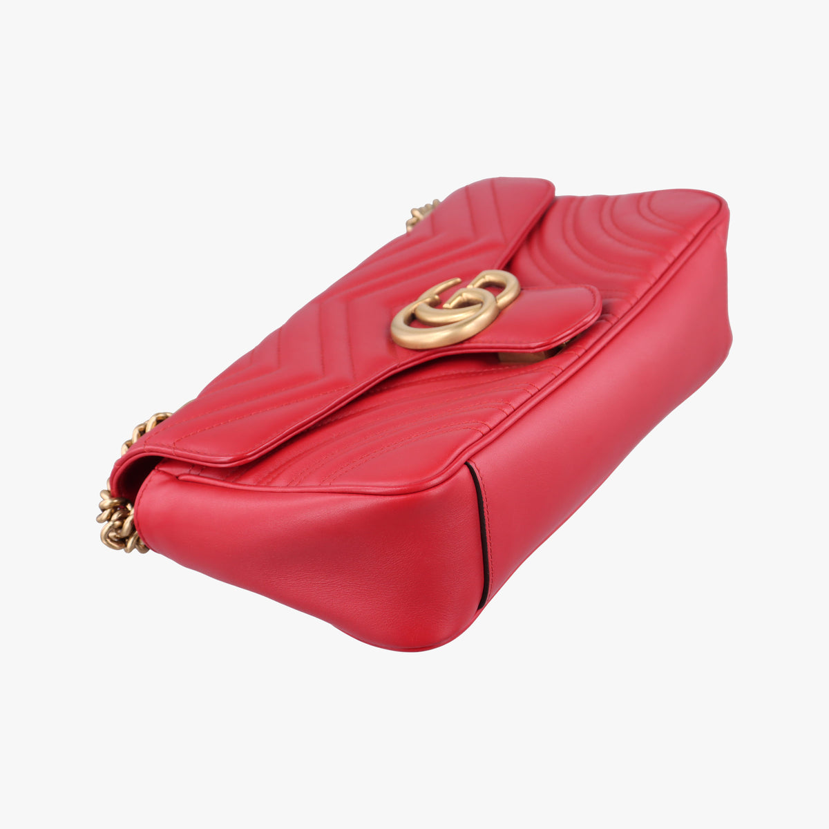 GG Marmont Red Leather 443497 B021741947GGマーモント レッド レザー 443497 B021741947