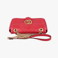 GG Marmont Red Leather 443497 B021741947GGマーモント レッド レザー 443497 B021741947