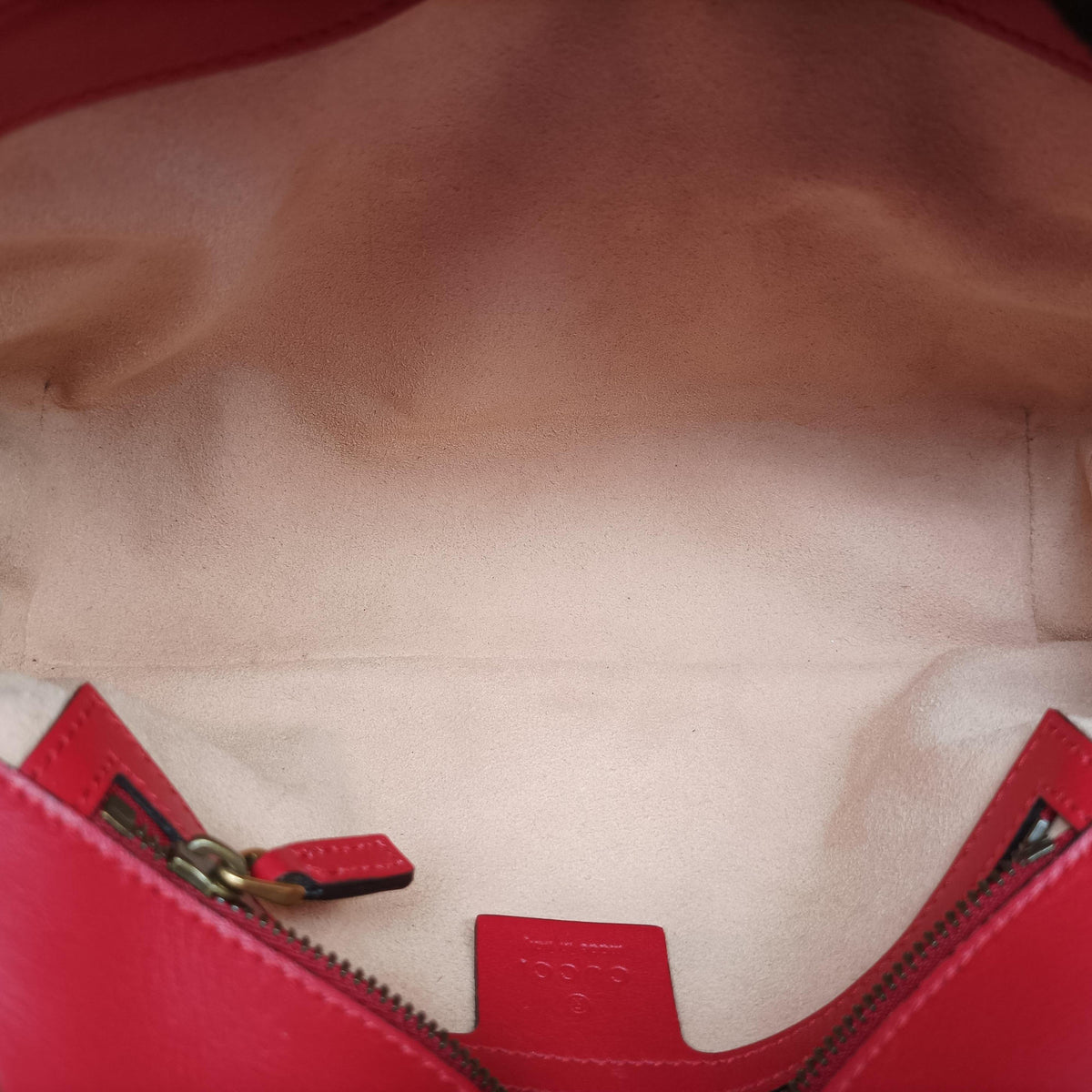 GG Marmont Red Leather 443497 B021741947GGマーモント レッド レザー 443497 B021741947