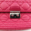 Miss Dior CANNAGE New Lock Rose lambskin 12-MA-1103ミス ディオール カナージュ ニューロック ローズ レッド ラムスキン 12-MA-1103