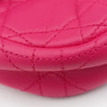 Miss Dior CANNAGE New Lock Rose lambskin 12-MA-1103ミス ディオール カナージュ ニューロック ローズ レッド ラムスキン 12-MA-1103