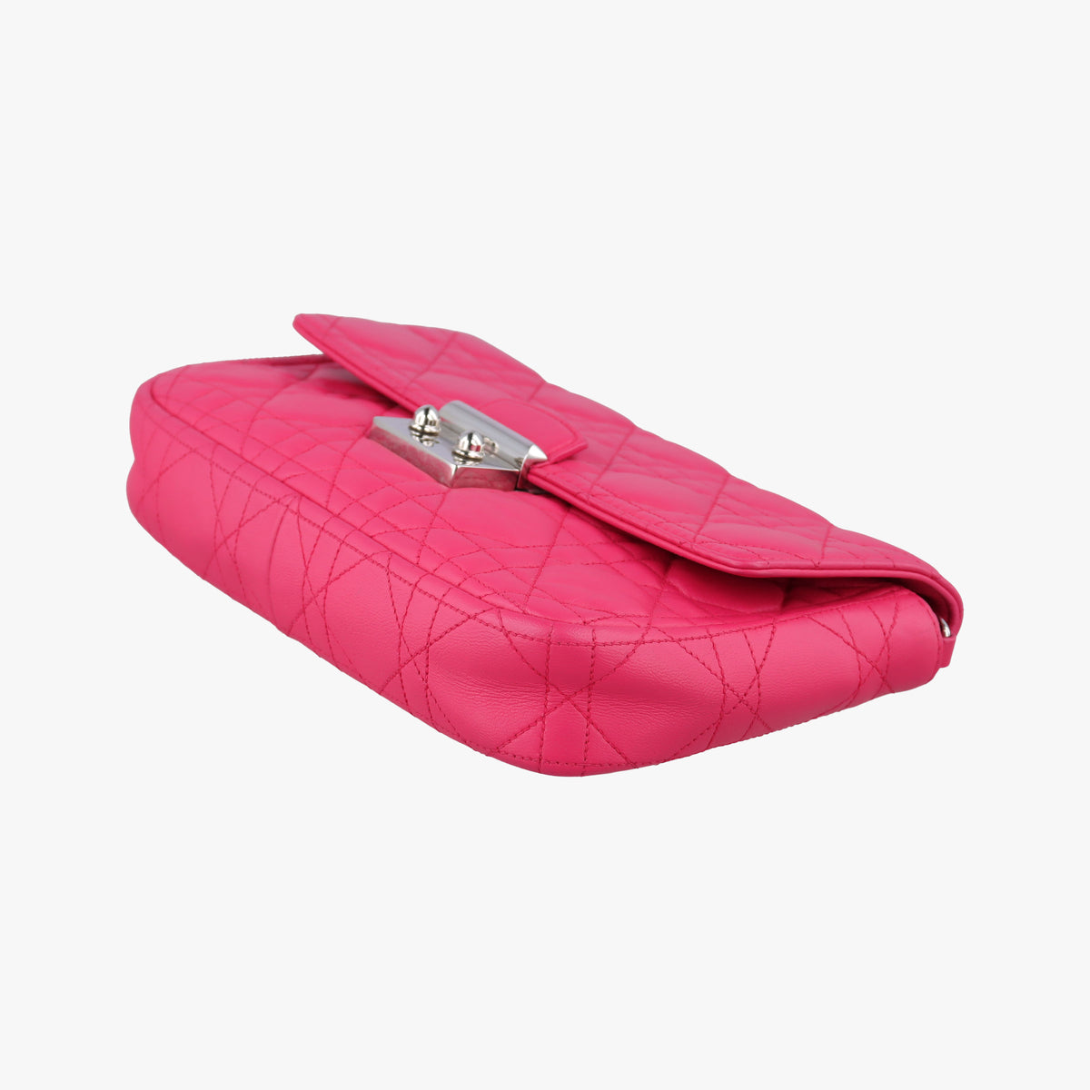 Miss Dior CANNAGE New Lock Rose lambskin 12-MA-1103ミス ディオール カナージュ ニューロック ローズ レッド ラムスキン 12-MA-1103