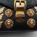 Sylvie Black Leather 470270 E022670856シルヴィ ブラック レザー 470270 E022670856