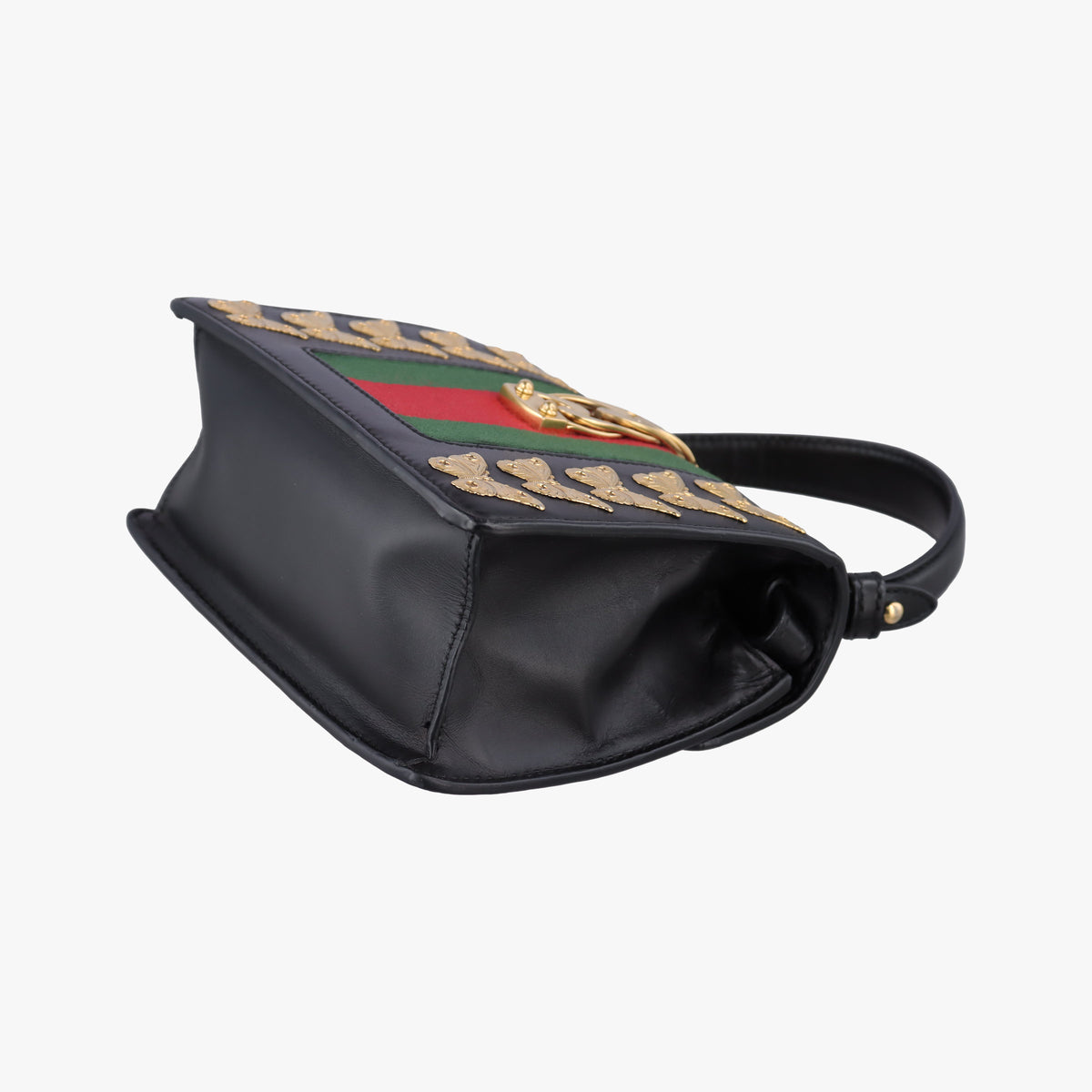 Sylvie Black Leather 470270 E022670856シルヴィ ブラック レザー 470270 E022670856