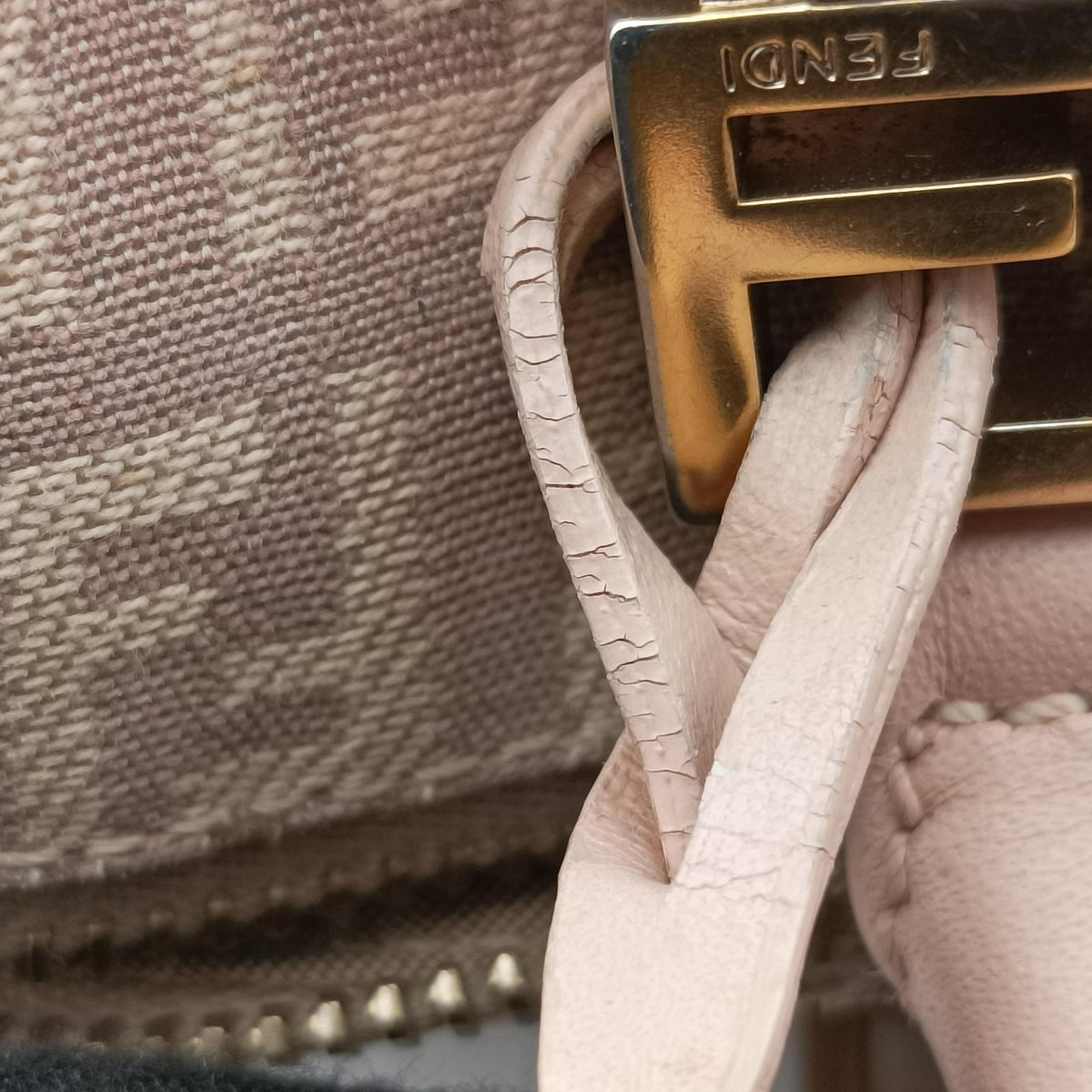 Zucchino boston Pink Canvas 8BL063 Lot number unknownズッキーノ ボストン ピンク キャンバス 8BL063 製番不明