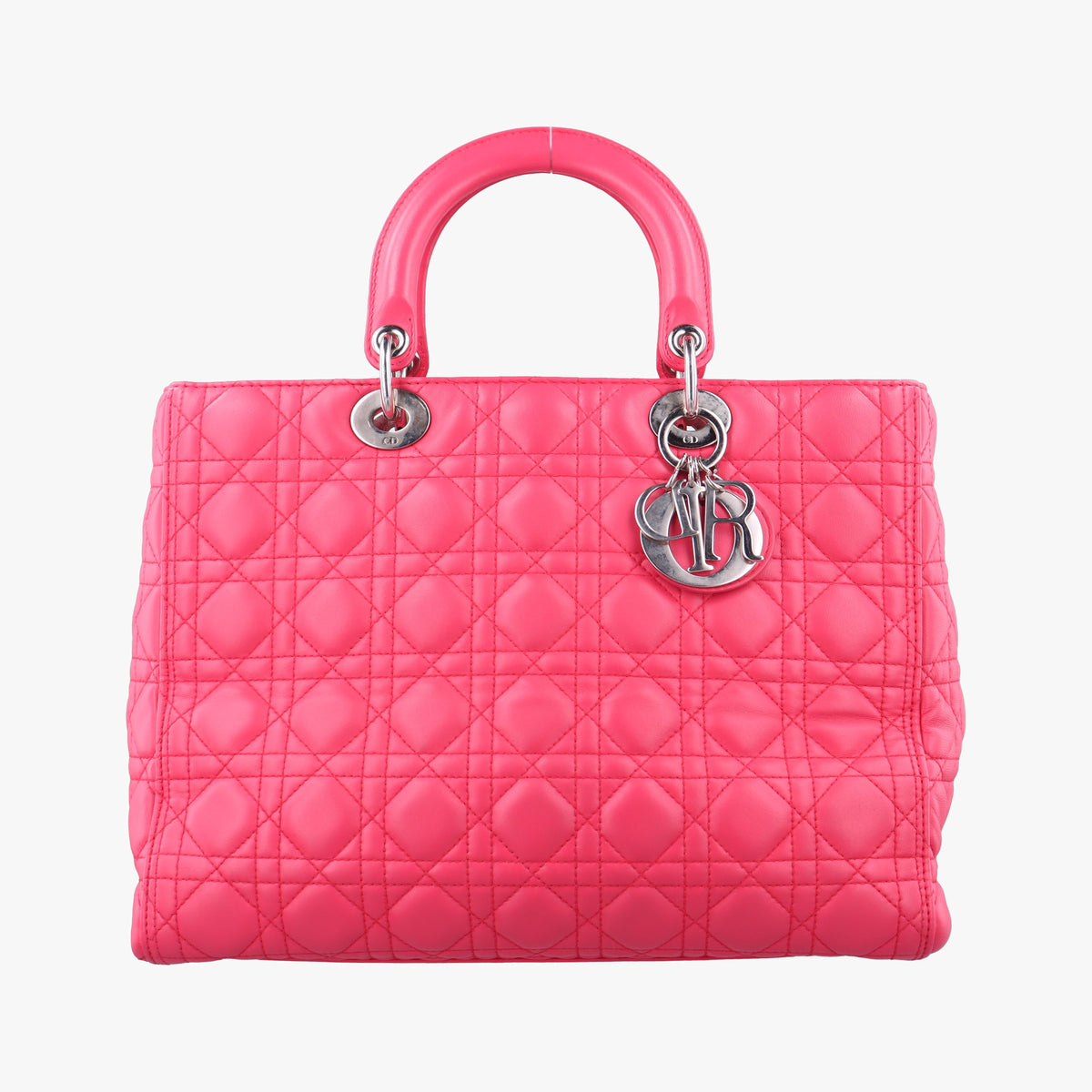 Lady Dior Rose lambskin 18-MA-1103レディディオール ローズ レッド ラムスキン 18-MA-1103