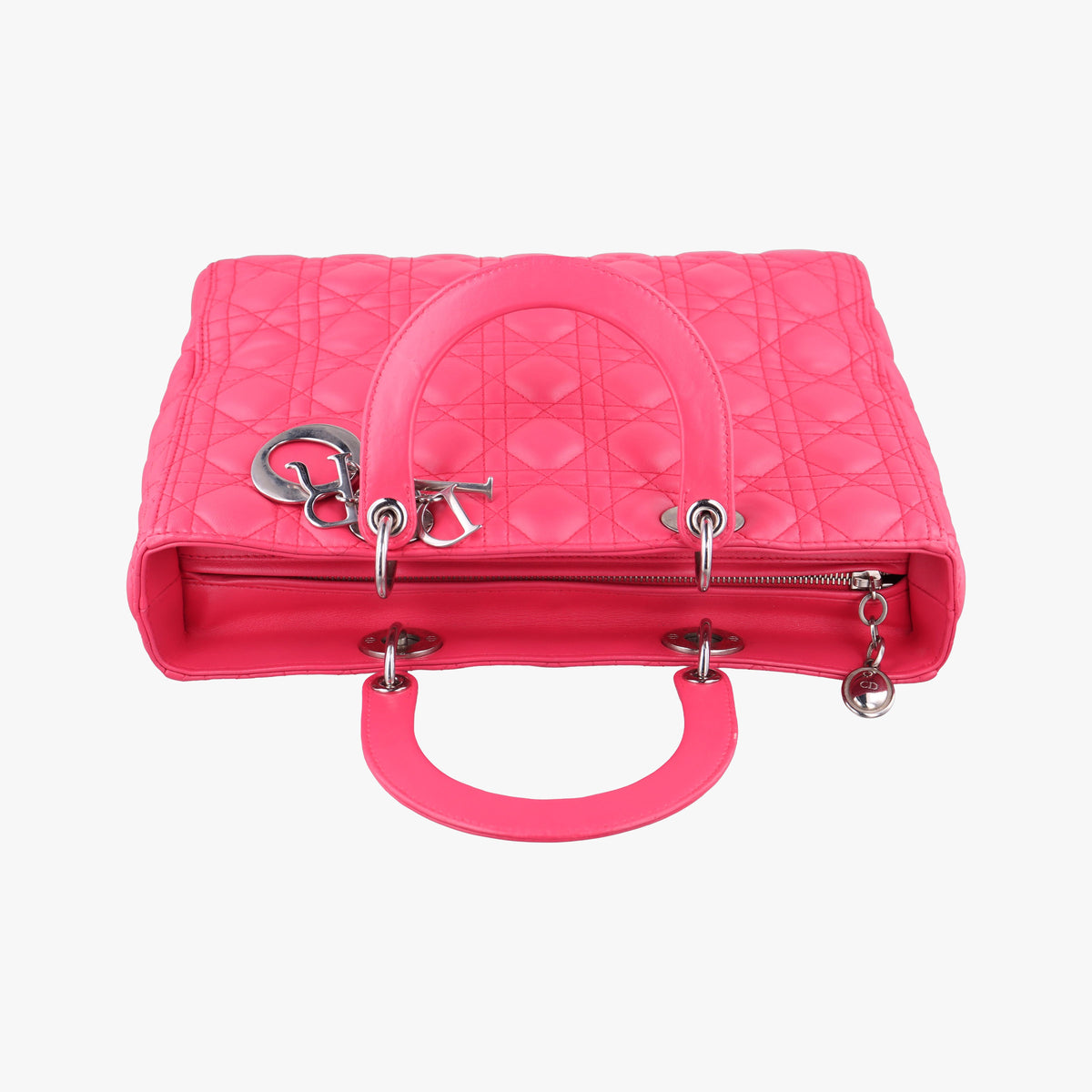 Lady Dior Rose lambskin 18-MA-1103レディディオール ローズ レッド ラムスキン 18-MA-1103
