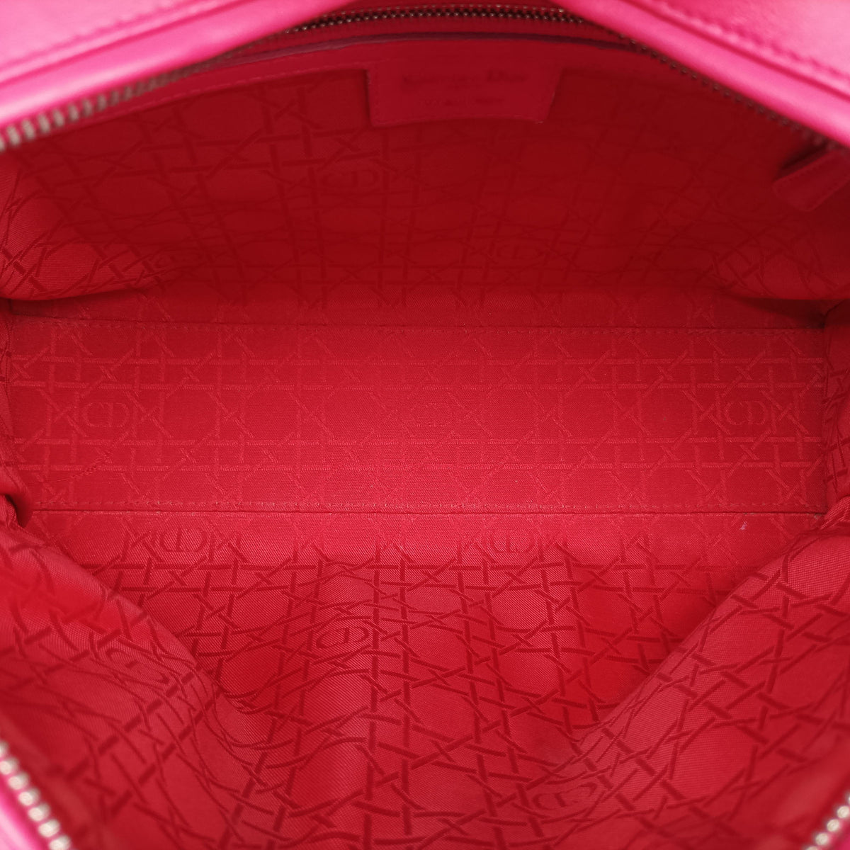 Lady Dior Rose lambskin 18-MA-1103レディディオール ローズ レッド ラムスキン 18-MA-1103