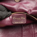 Soft Lady Dior Intrecciato Tote Burgundy lambskin 01-RU-0038ソフト レディディオール イントレチャート トート ワインレッド ラムスキン 01-RU-0038