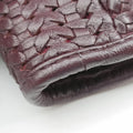 Soft Lady Dior Intrecciato Tote Burgundy lambskin 01-RU-0038ソフト レディディオール イントレチャート トート ワインレッド ラムスキン 01-RU-0038