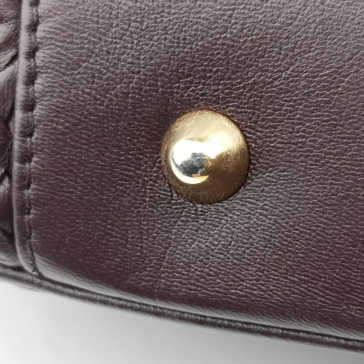 Soft Lady Dior Intrecciato Tote Burgundy lambskin 01-RU-0038ソフト レディディオール イントレチャート トート ワインレッド ラムスキン 01-RU-0038