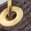 Soft Lady Dior Intrecciato Tote Burgundy lambskin 01-RU-0038ソフト レディディオール イントレチャート トート ワインレッド ラムスキン 01-RU-0038