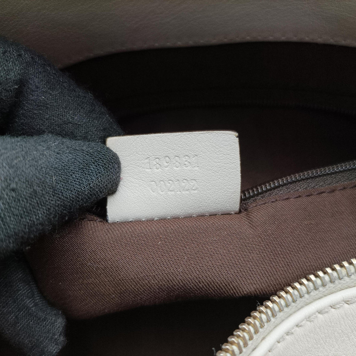 Abbey BeigexWhite canvas×leather 189831 C2705007アビー ベージュxホワイト キャンバス×レザー 189831 C2705007