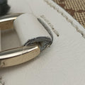 Abbey BeigexWhite canvas×leather 189831 C2705007アビー ベージュxホワイト キャンバス×レザー 189831 C2705007