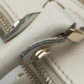 Abbey BeigexWhite canvas×leather 189831 C2705007アビー ベージュxホワイト キャンバス×レザー 189831 C2705007