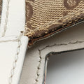 Abbey BeigexWhite canvas×leather 189831 C2705007アビー ベージュxホワイト キャンバス×レザー 189831 C2705007