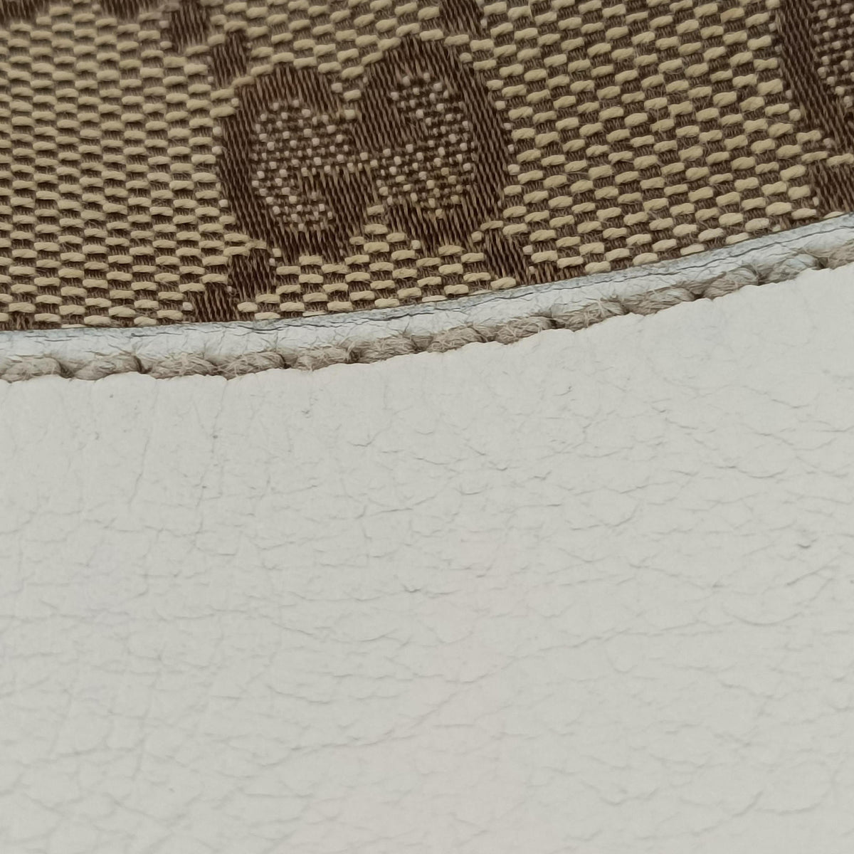 Abbey BeigexWhite canvas×leather 189831 C2705007アビー ベージュxホワイト キャンバス×レザー 189831 C2705007