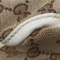 Abbey BeigexWhite canvas×leather 189831 C2705007アビー ベージュxホワイト キャンバス×レザー 189831 C2705007