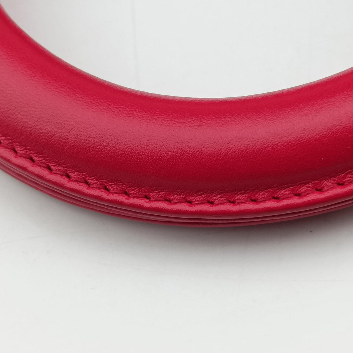 Diorissimo Beige×Red Leather 09-MA-0172ディオリッシモ ベージュ×レッド レザー 09-MA-0172