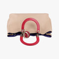 Diorissimo Beige×Red Leather 09-MA-0172ディオリッシモ ベージュ×レッド レザー 09-MA-0172