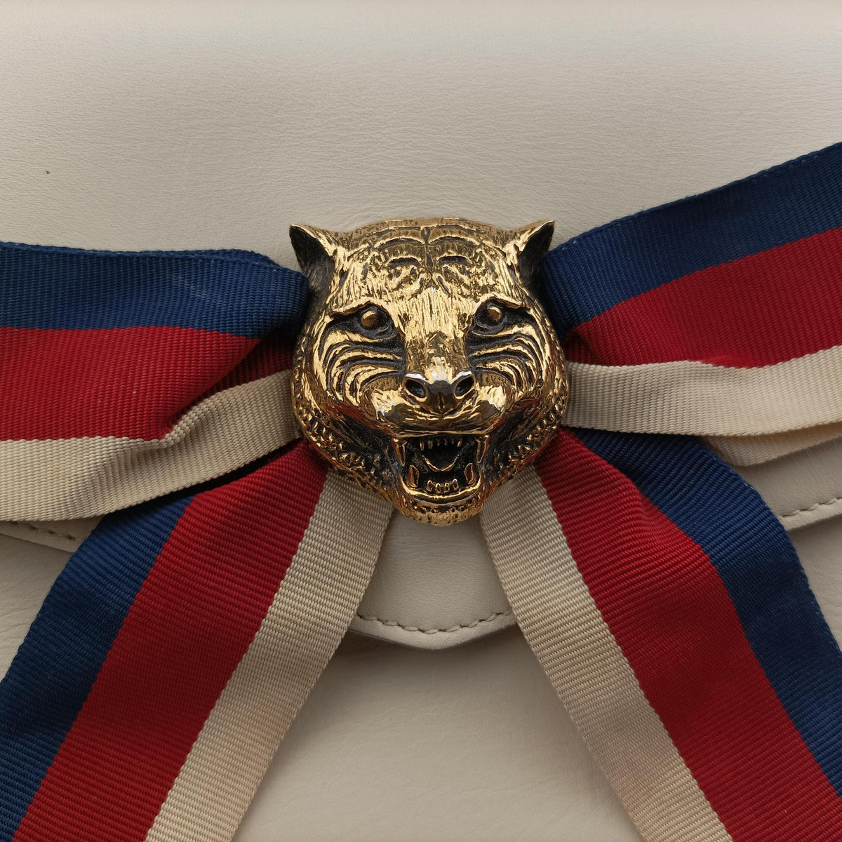 Broadway Tiger Head White Leather 453777 F020986580ブロードウェイ タイガーヘッド ホワイト レザー 453777 F020986580