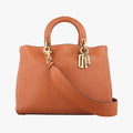 Lady Dior Orange Leather 01-BO-1107レディディオール オレンジ レザー 01-BO-1107