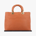 Lady Dior Orange Leather 01-BO-1107レディディオール オレンジ レザー 01-BO-1107