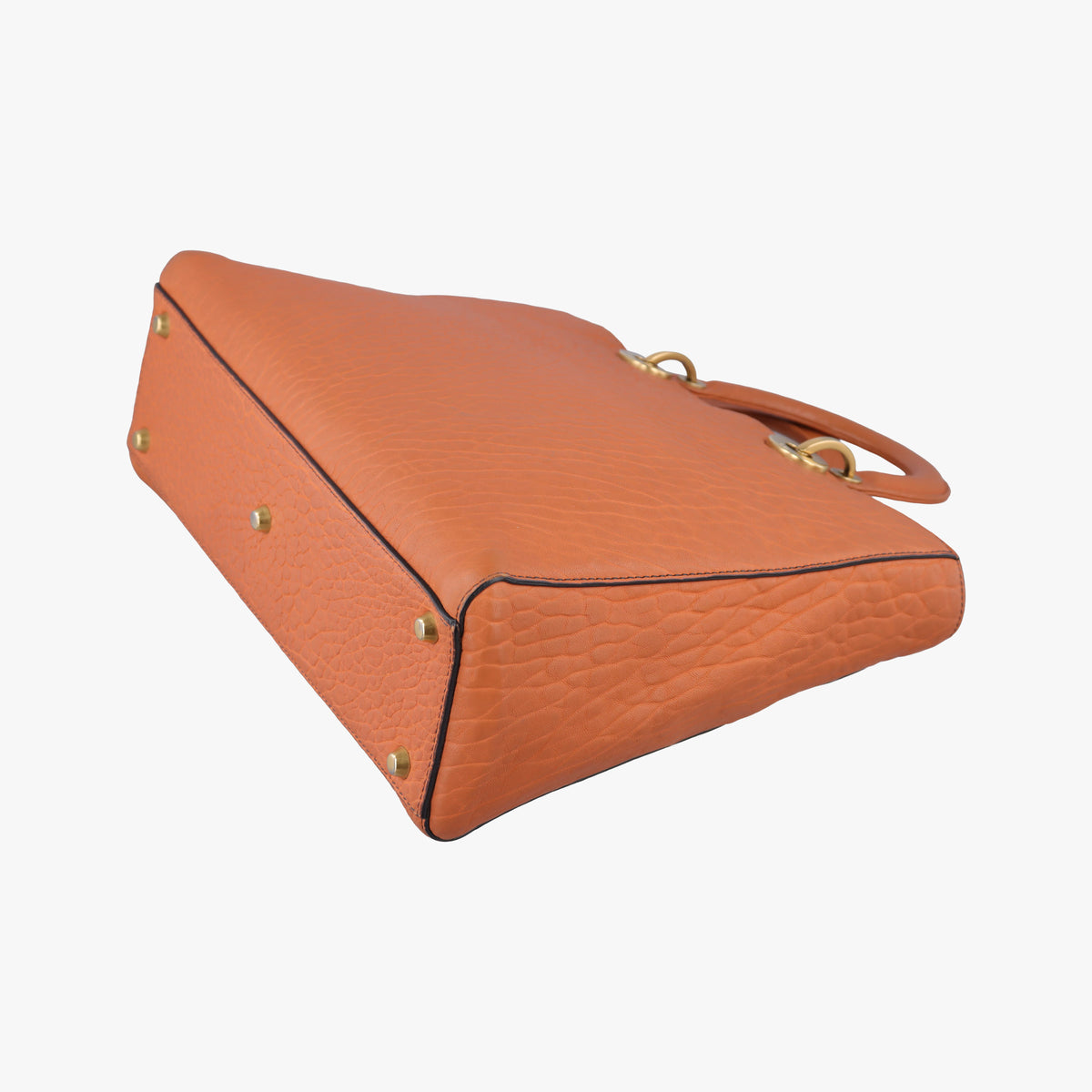 Lady Dior Orange Leather 01-BO-1107レディディオール オレンジ レザー 01-BO-1107