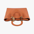 Lady Dior Orange Leather 01-BO-1107レディディオール オレンジ レザー 01-BO-1107