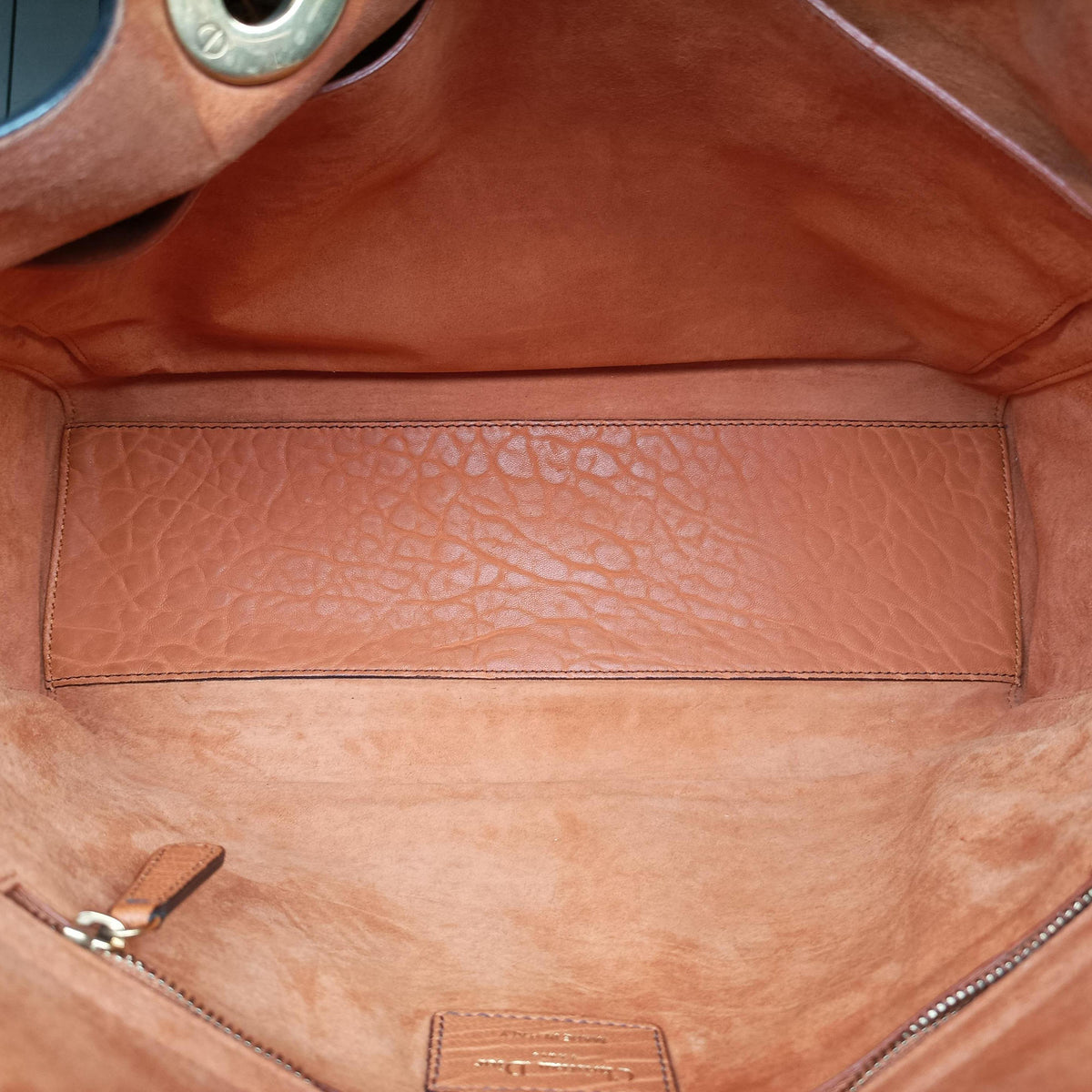 Lady Dior Orange Leather 01-BO-1107レディディオール オレンジ レザー 01-BO-1107