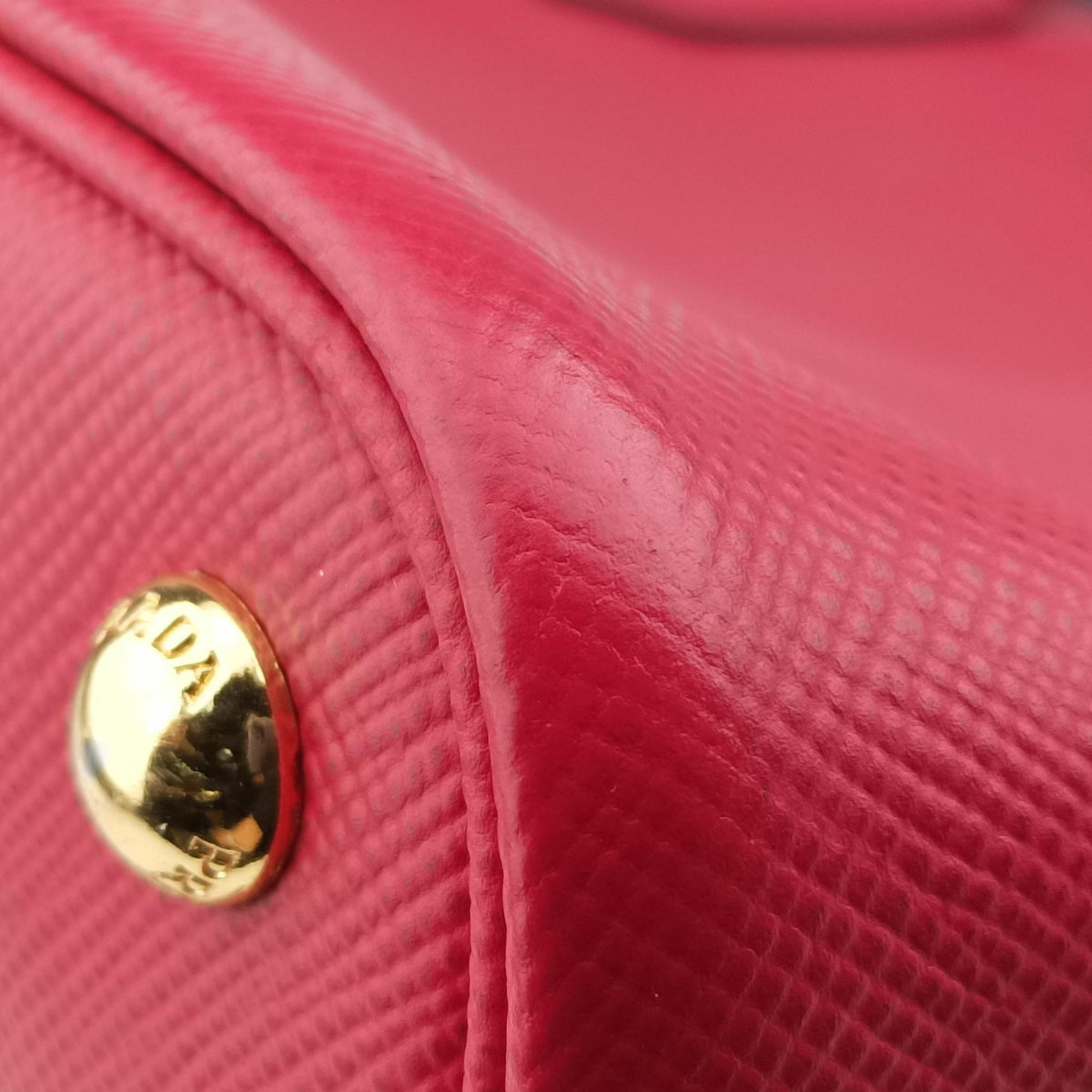 Double Cuir Red SAFFIANO Leather B2756T 25ダブル キュイール レッド サフィアーノレザー B2756T 25