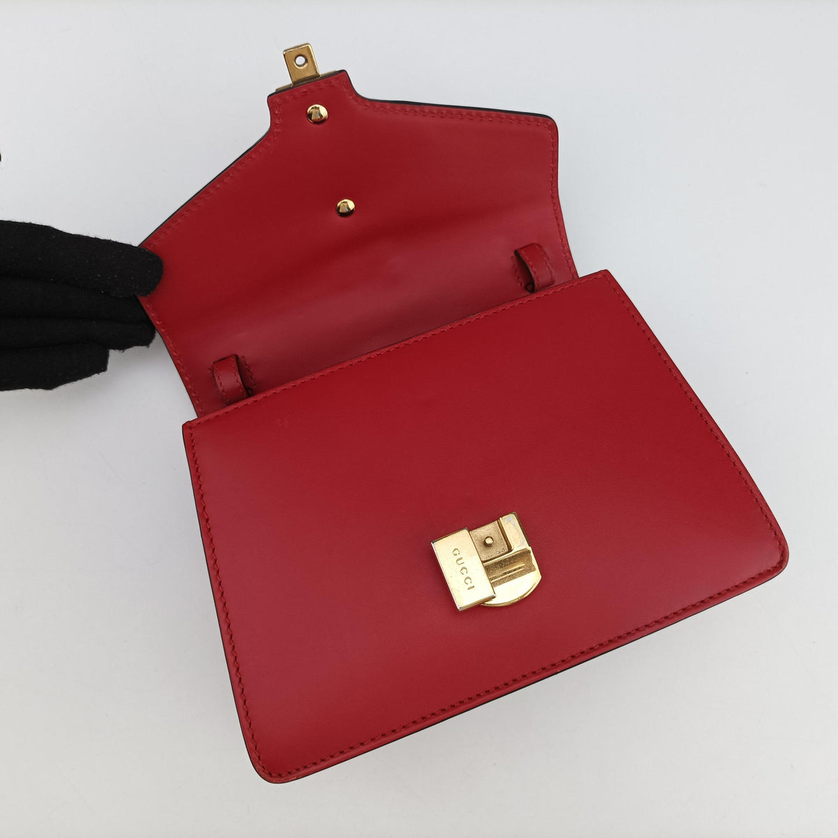 Sylvie Red Leather 470270 H024137689シルヴィ レッド レザー 470270 H024137689