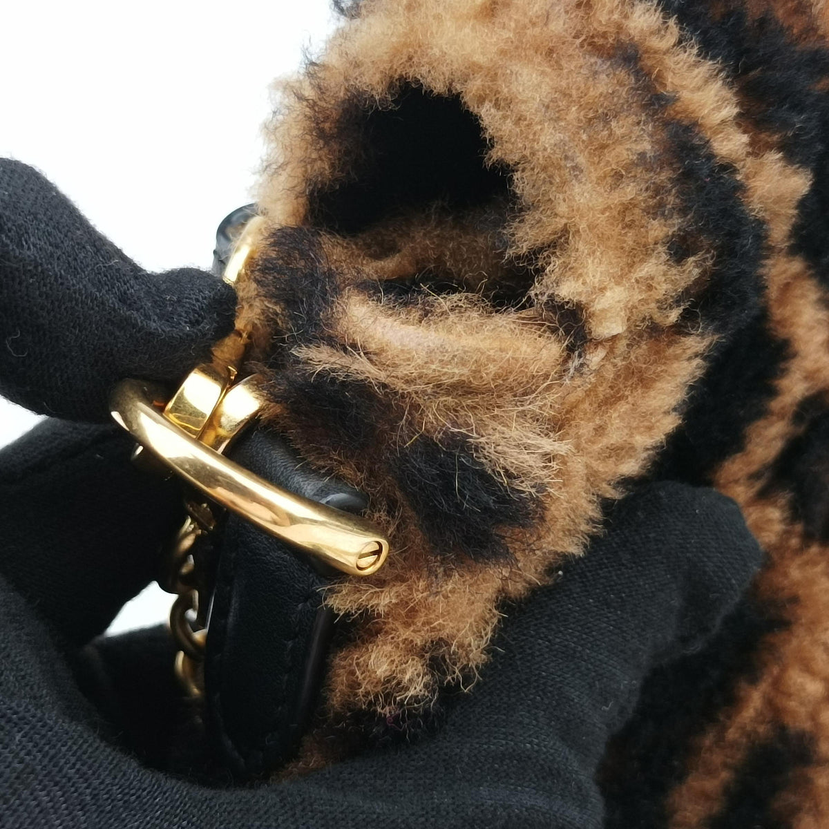 BAGUETTE Brown×Black fur 8BS017 8BS017-A8HP-218-10429バケット ブラウン×ブラック ファー 8BS017 8BS017-A8HP-218-10429
