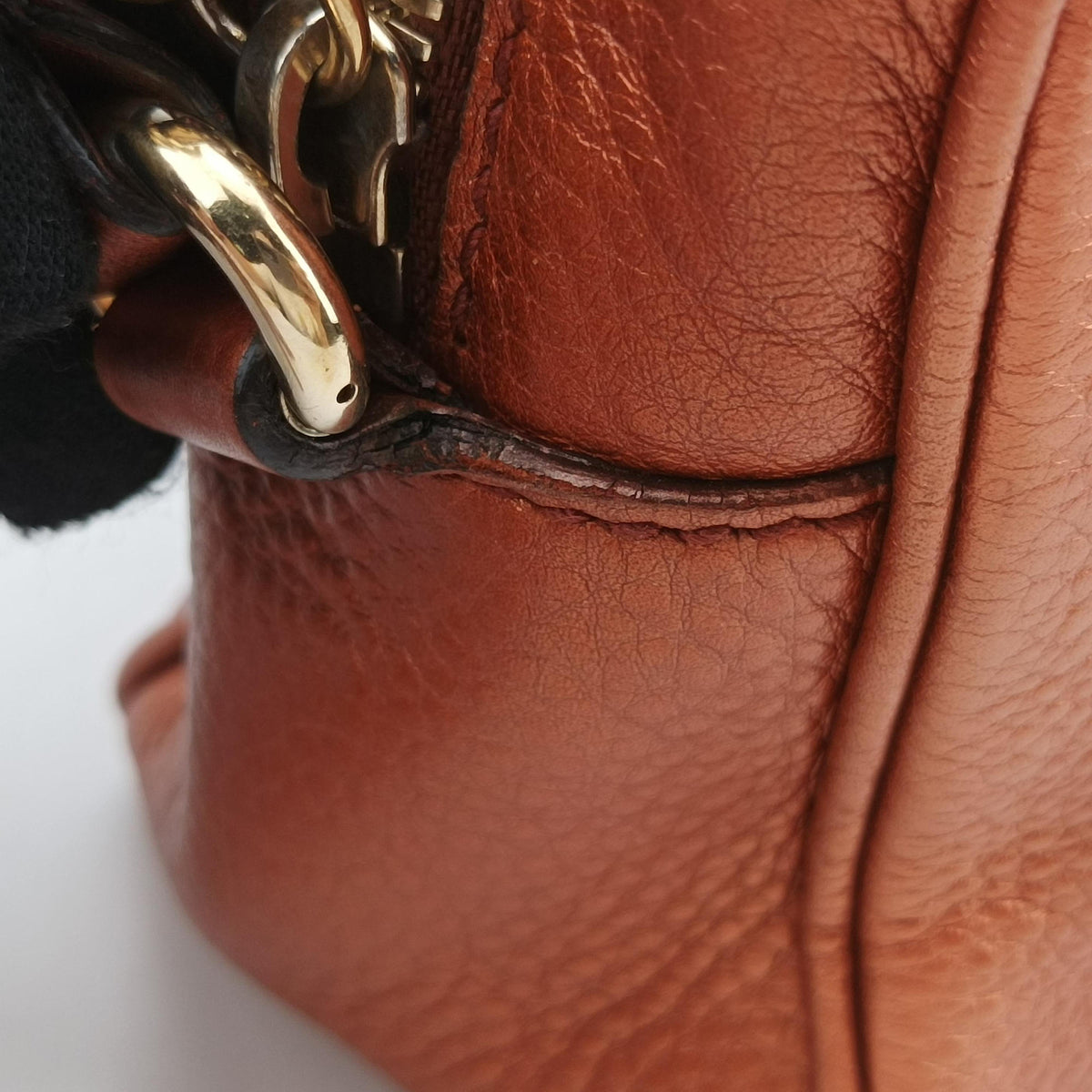 Soho Gold Brown leather 308364 E013789053ソーホー ゴールド ブラウン レザー 308364 E013789053