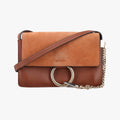 FAYE Brown Suede × leather 04-17-68-65フェイ ブラウン スエード×レザー 04-17-68-65