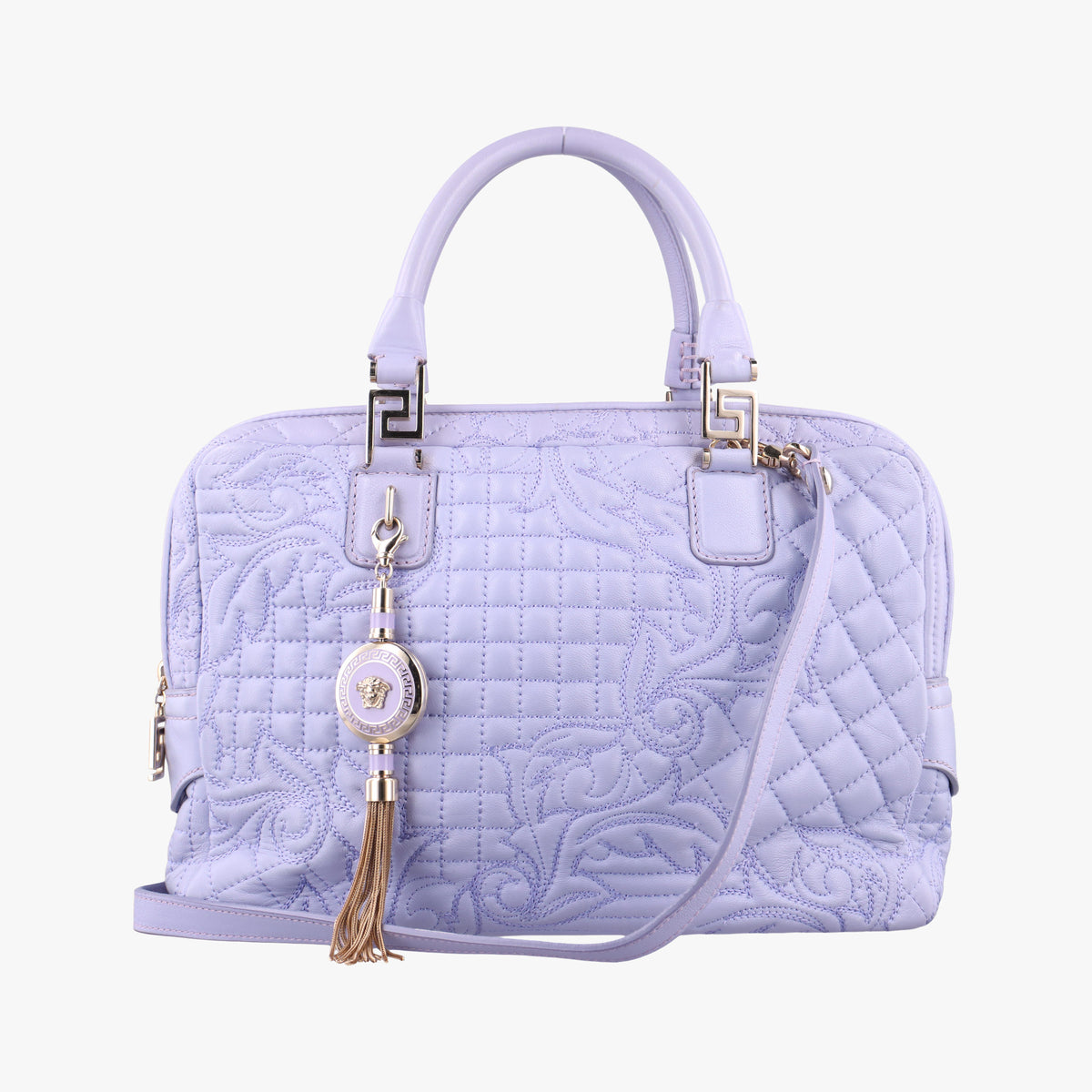 Medusa Demetra Vanitas Satchel Purple Leather メデューサ デメテル バニティ サッチェル パープル レザー