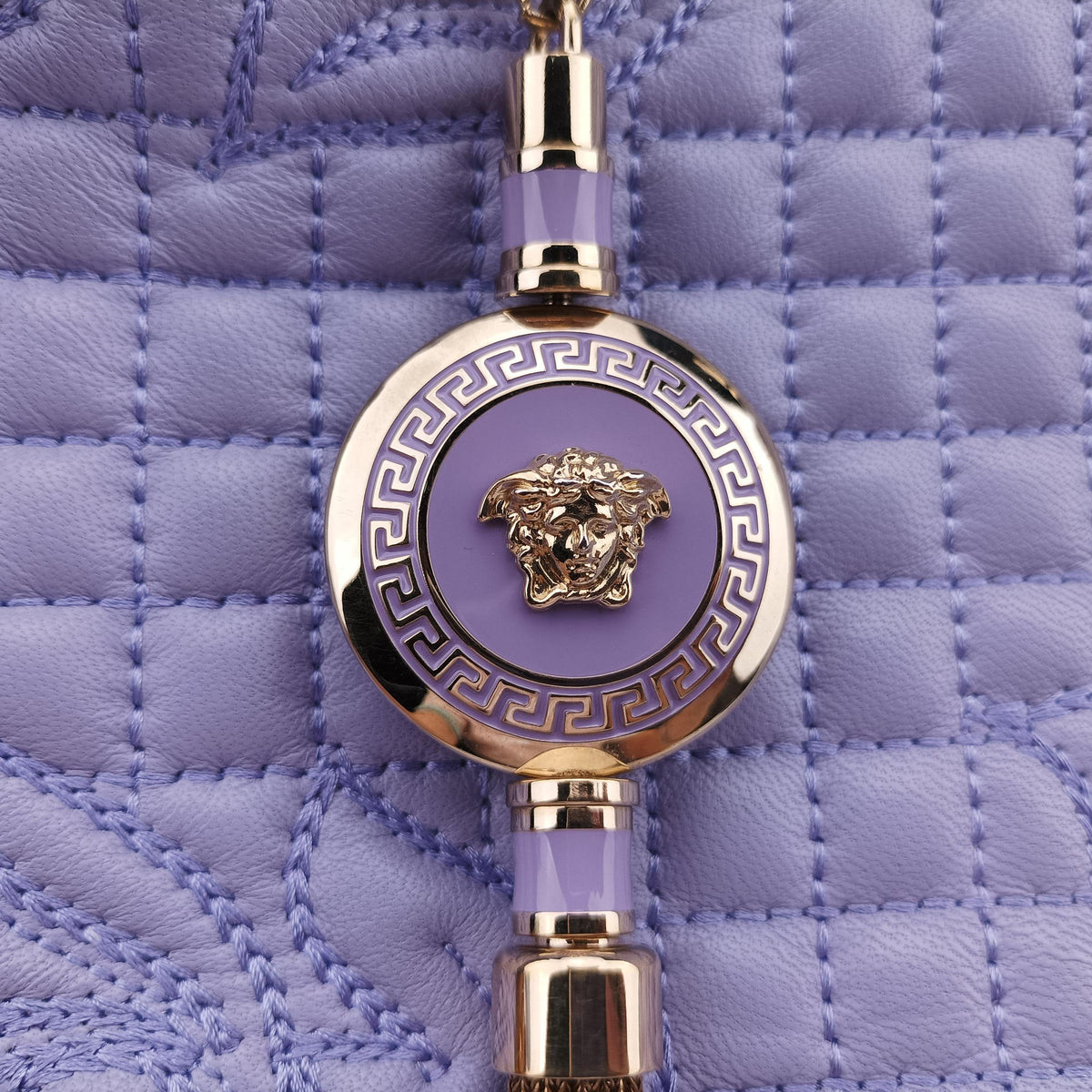 Medusa Demetra Vanitas Satchel Purple Leather メデューサ デメテル バニティ サッチェル パープル レザー