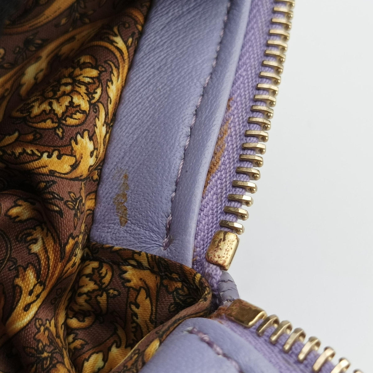 Medusa Demetra Vanitas Satchel Purple Leather メデューサ デメテル バニティ サッチェル パープル レザー